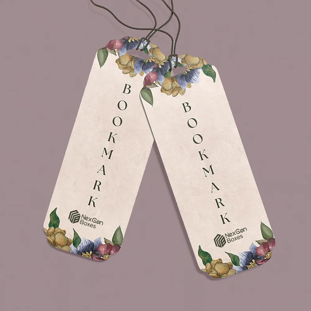 Personalized die cut bookmarks