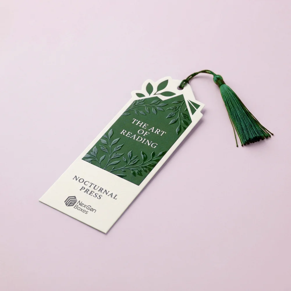 Spot UV bookmarks with glossy finish