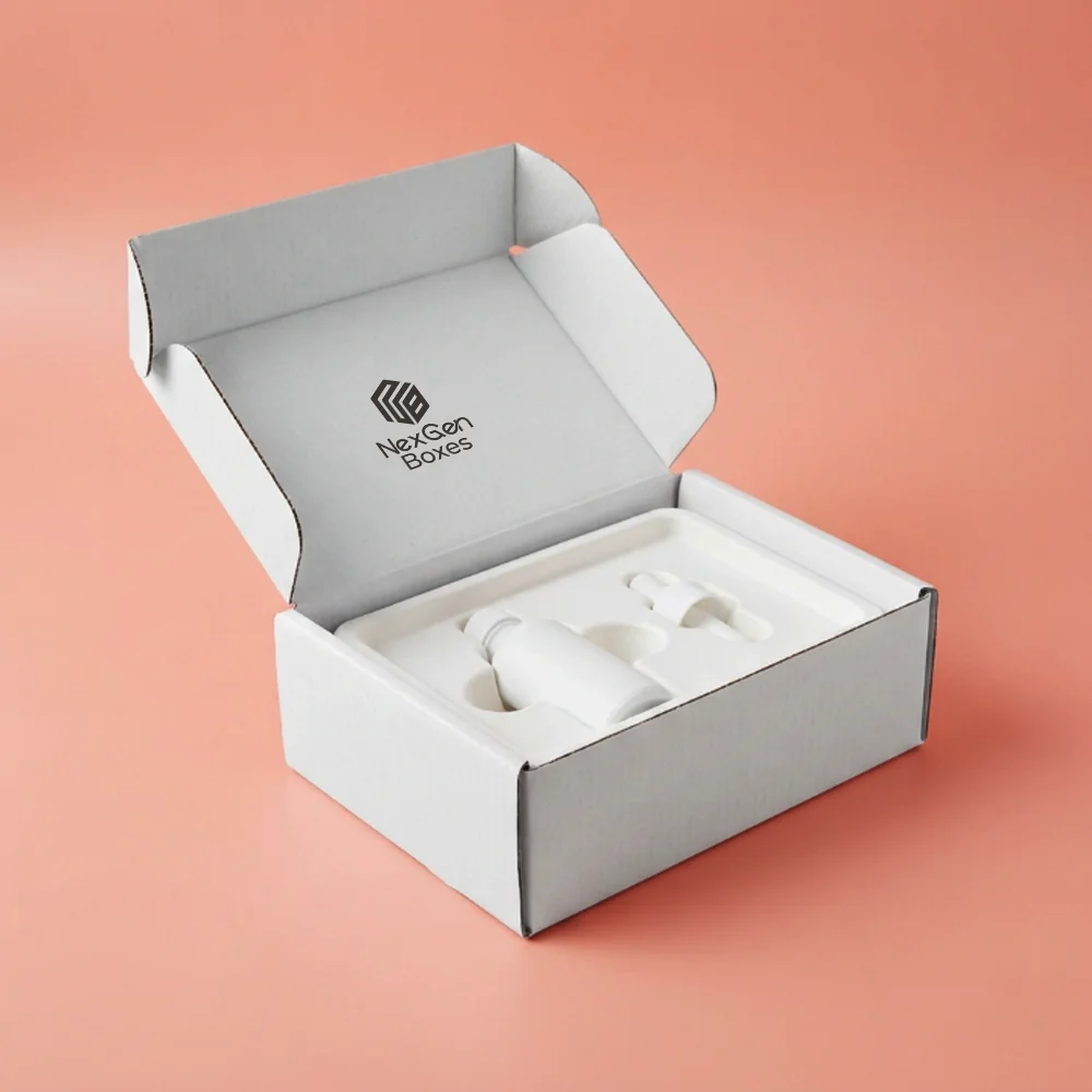 White Corrugated Box Design